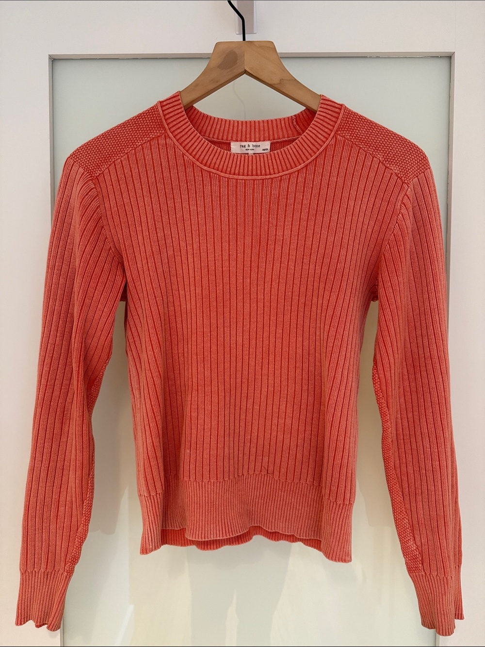 rag & bone Coral Ribbed Scoopneck Sweater